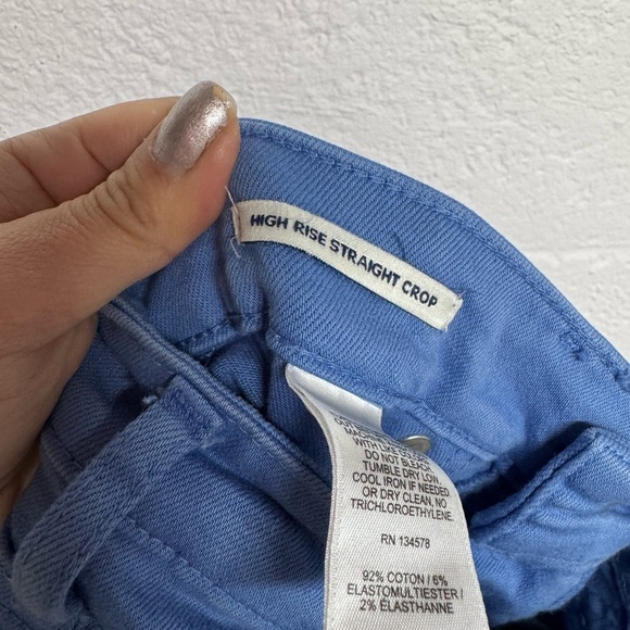 Vineyard Vines Blue Denim Straight crop Leg Jamie - Picture 5 of 6